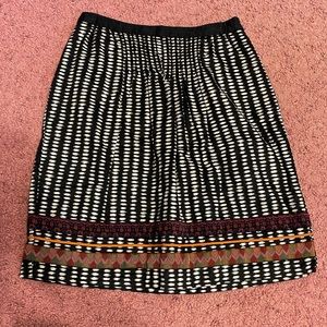 Anthro midi skirt